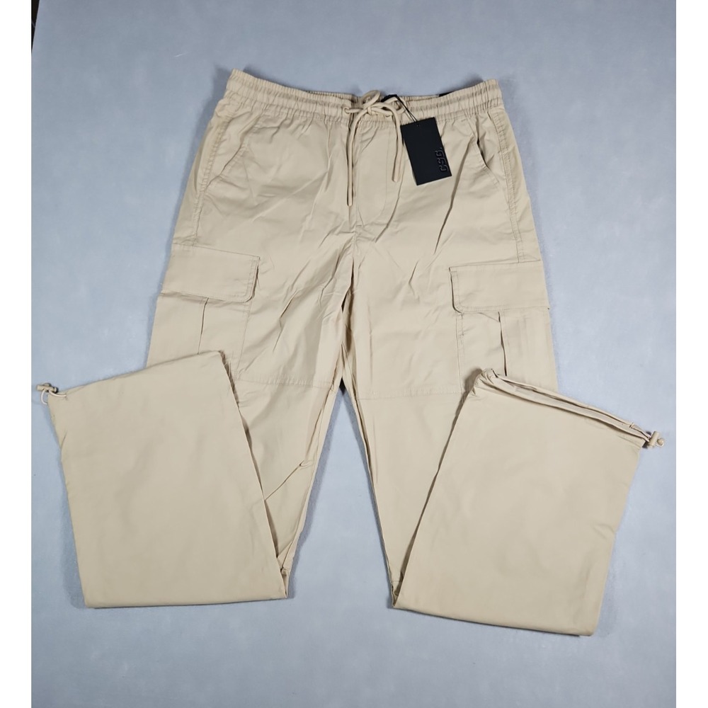 CSG Mens Tan Relaxed Fit Canyon Cargo Outdoor Pants Size Medium NWT